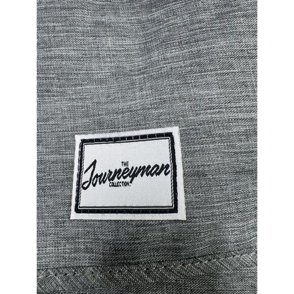 Journeyman Messenger Bag Men's Gray Cell Pocket Flap Closure Shoulder Strap NWT - Picture 2 of 11